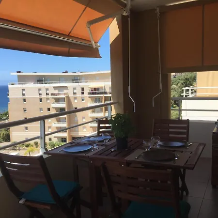 T3 Classe 3 Etoiles Vue Avec Terrasse ,plage 2 Minutes A Pied アパート